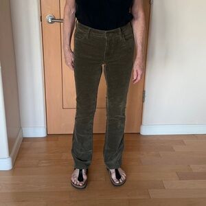 Kut from the Kloth Green Corduroy Pants